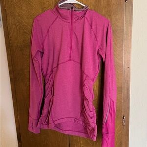 Lululemon Pink Long Sleeve Athletic Top